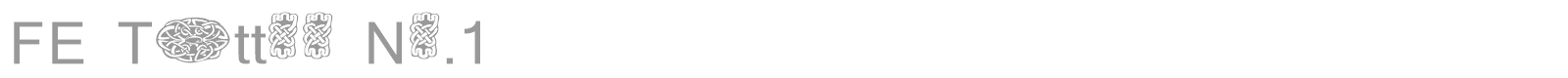 FE Tattoo font preview